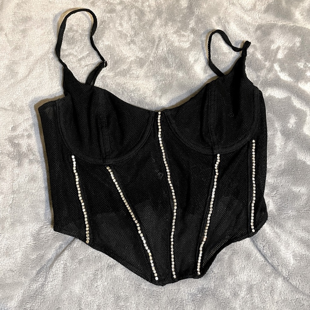 Diamond Corset Top I don’t remember where I got it but I’m pretty sure White Fox